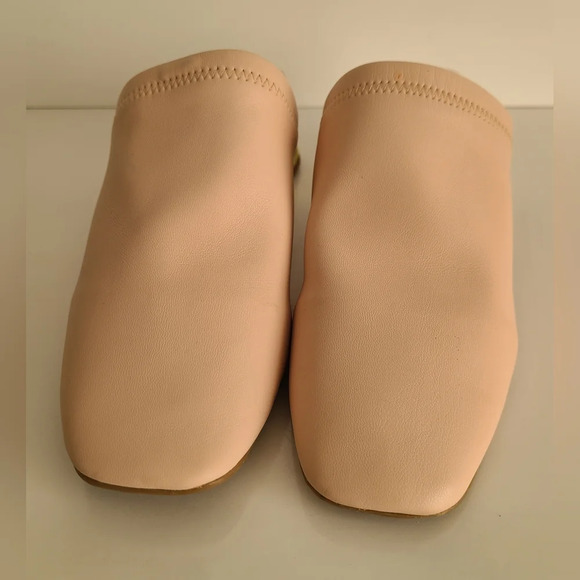 Katy Perry The Clarra Slipon Mules Smooth Nappa Roses Shoes Heels New size 7M - Picture 2 of 9